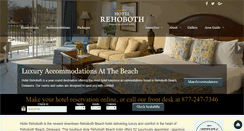 Desktop Screenshot of hotelrehoboth.com